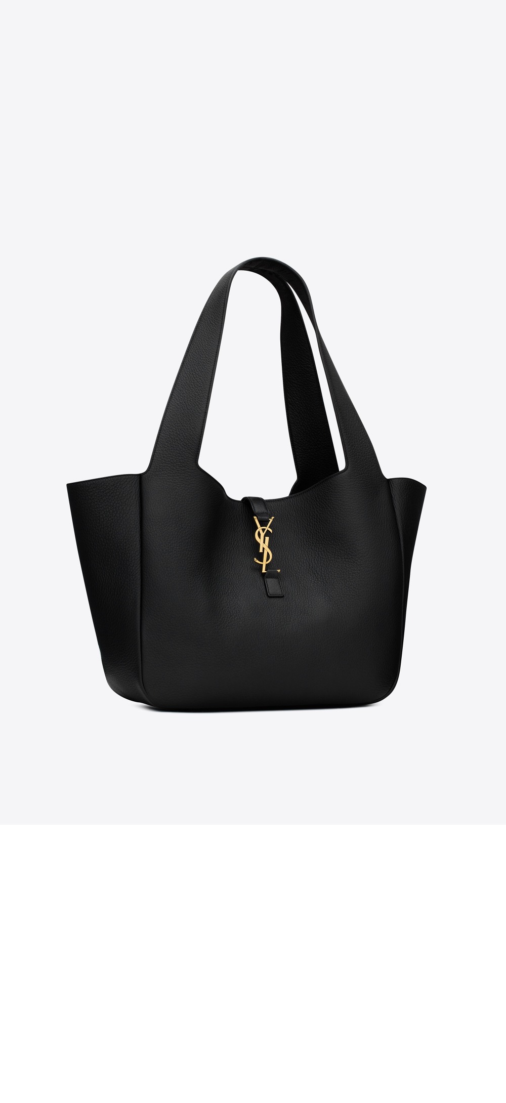 생로랑 그레인 가죽 소재의 LE 5 À 7 BEA 763435