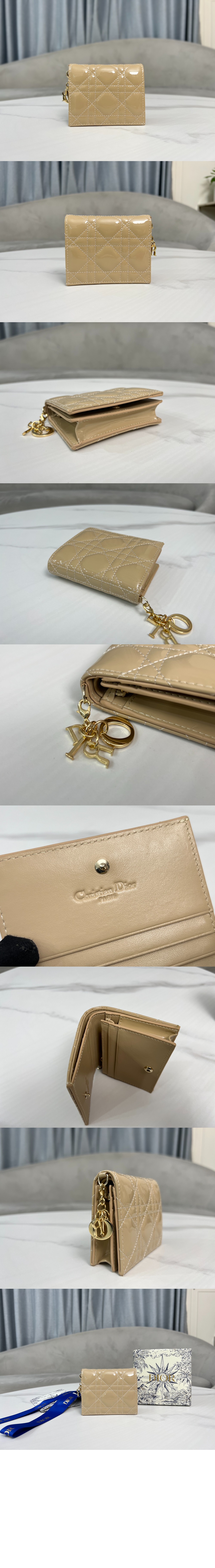 디올 레이디 페이던트 카드지갑 S0178