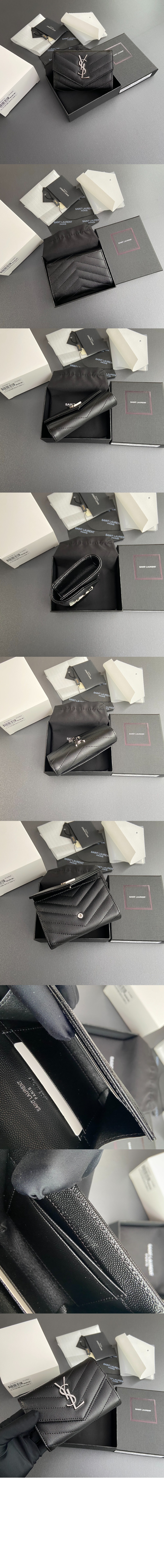 생로랑 모노그램 앙브로프 중지갑 414404