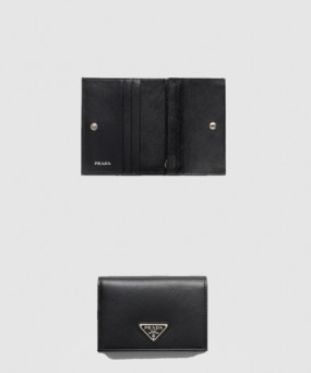 프라다 사피아노 트라이앵글 로고 반지갑 1MV021