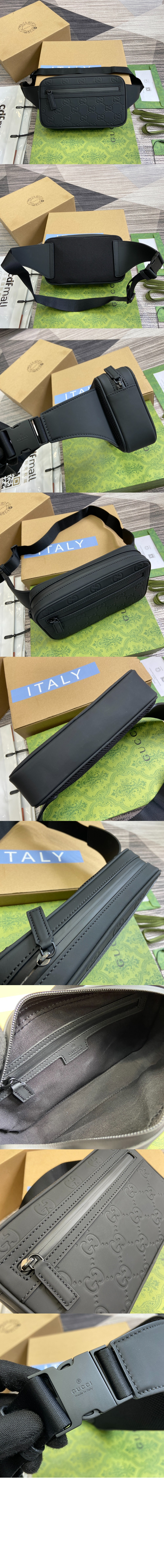 구찌 GG 러버 효과 벨트백 771422