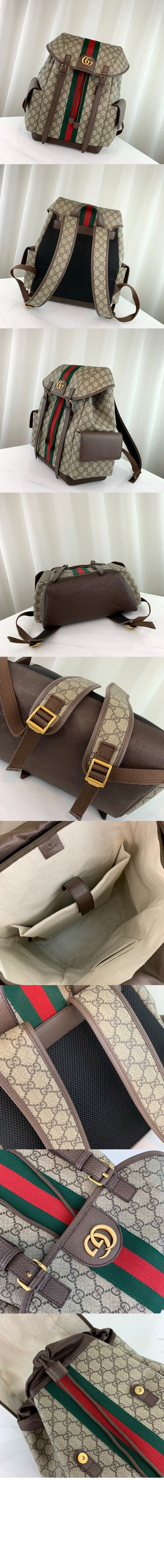 구찌 오피디아 GG 미듐 백팩 598140