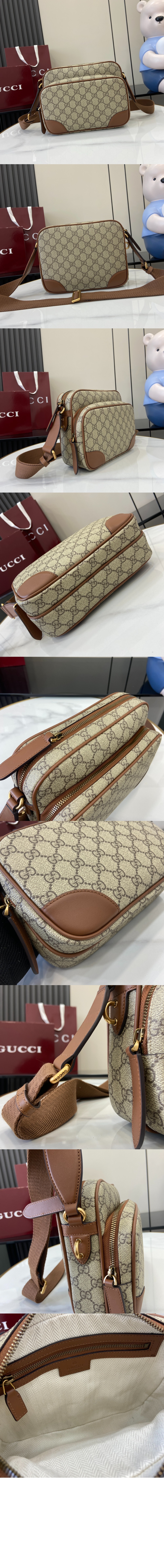 구찌 GG 엠블럼 미디엄 크로스백 821160