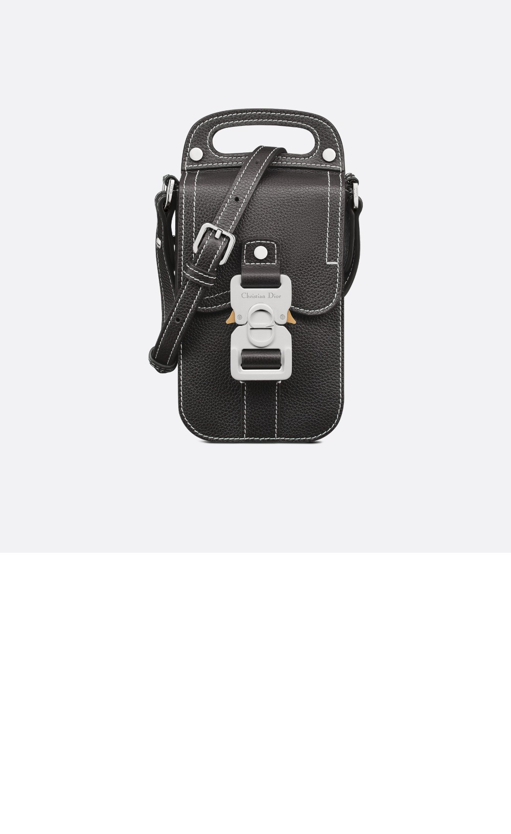 디올 새들 스트랩 버티컬 파우치 2ADCA