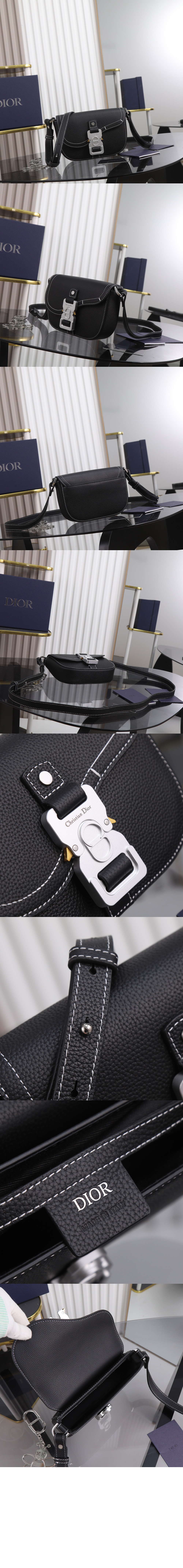 디올 새들 미니 플랩 메신저백 2ADCA