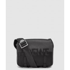 로에베 리터리 메신저 백 - 소프트 그레인 카프스킨 & 캔버스