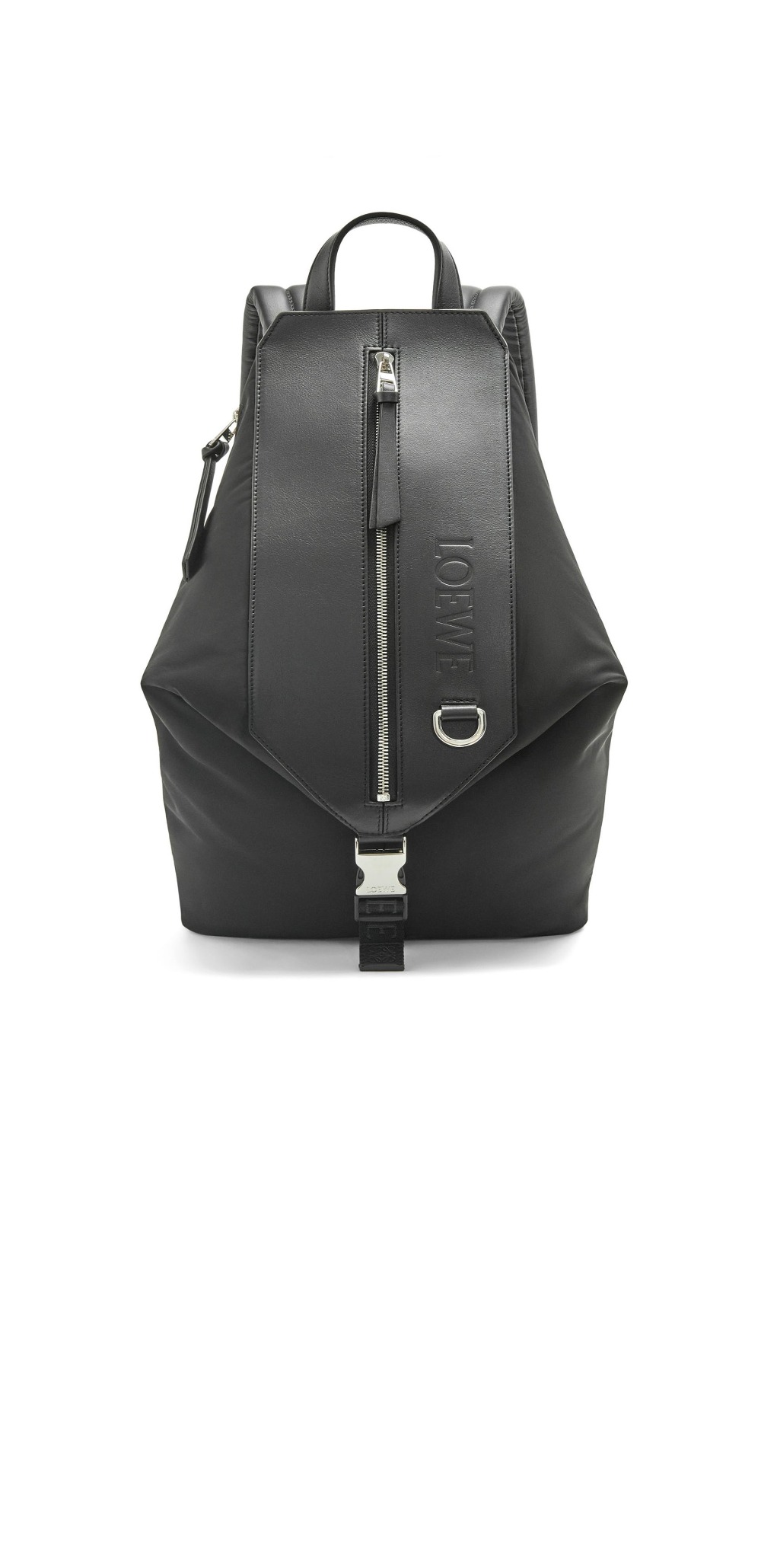 로에베 스몰 컨버터블 백팩 - 나일론 & 카프스킨