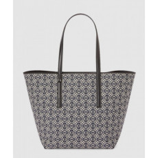 로에베 T 토트백 - 카프스킨 & 애너그램 자카드