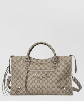 지퍼 토트 겸 크로스백 681695