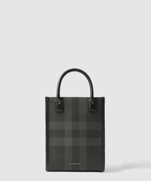 버버리 체크 레더 미니백 80684671