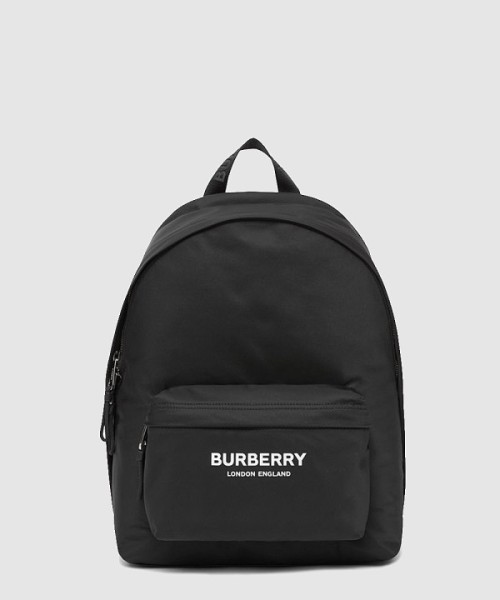 버버리 로고 프린트 나일론 백팩 80210841