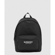 버버리 로고 프린트 나일론 백팩 80210841
