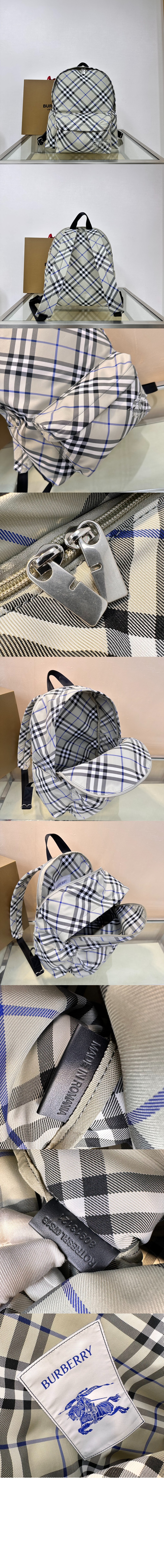 버버리 체크 백팩 80913331