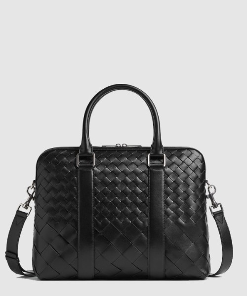 보테가베네타 슬림 인트레치아토 브리프케이스 778081