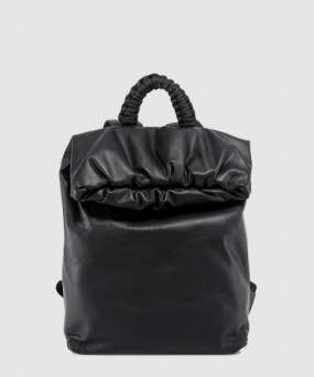 보테가베네타 롤 탑 레더 백팩 629858