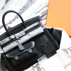에르메스 버킨 카고35 백 올블랙 swift 올수공