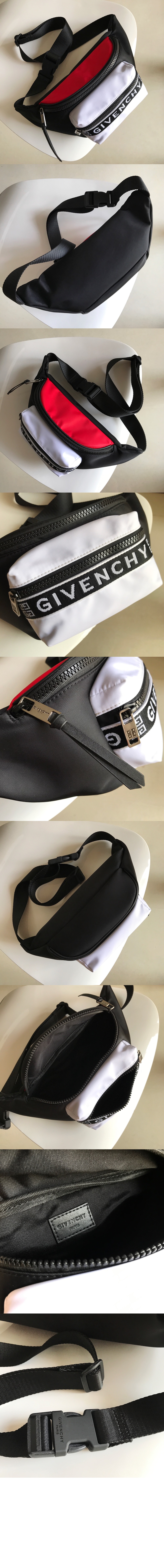 지방시 로고 패니팩 벨트백