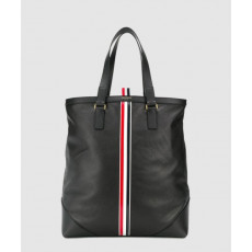 톰브라운 삼선 레더 토트백 MAG150