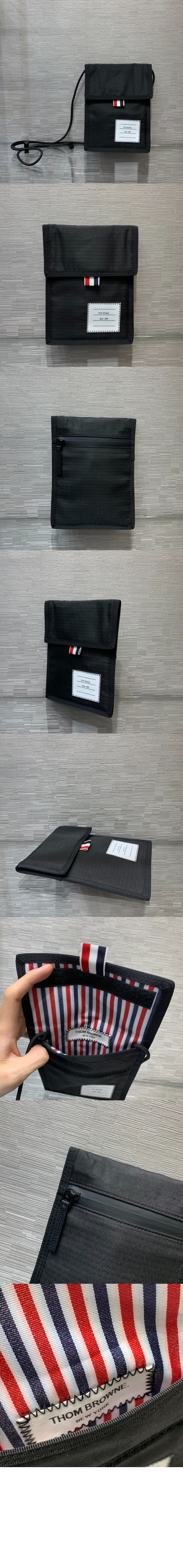 톰브라운 드로우코드 넥 파우치 MAC107