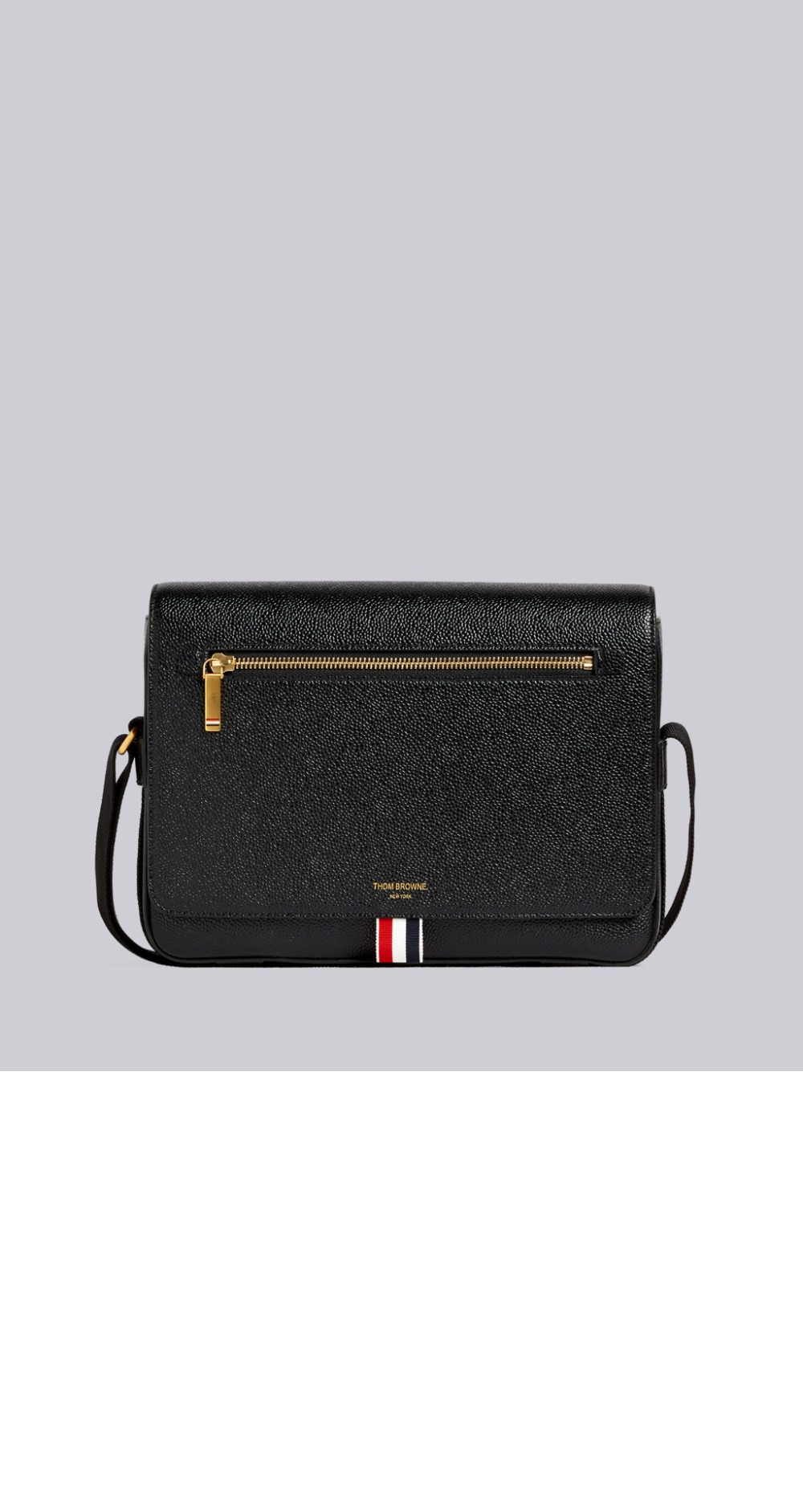 톰브라운 조약돌 레더 크로스백 MAG143