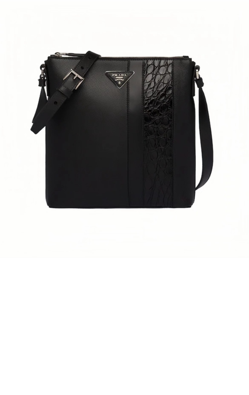 프라다 크로커 레더 크로스백 2VH089