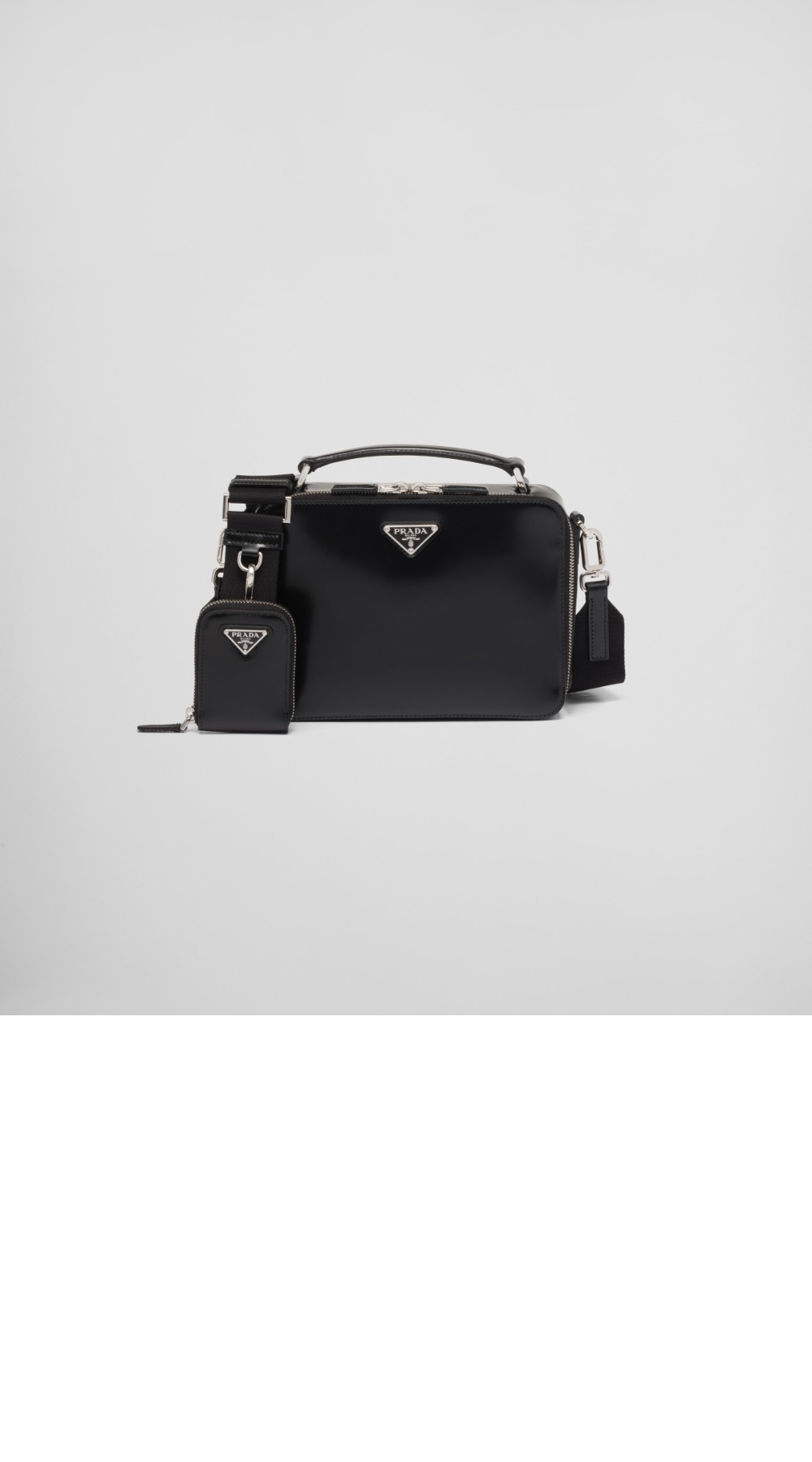 프라다 광택 가죽 클러치 2VH069