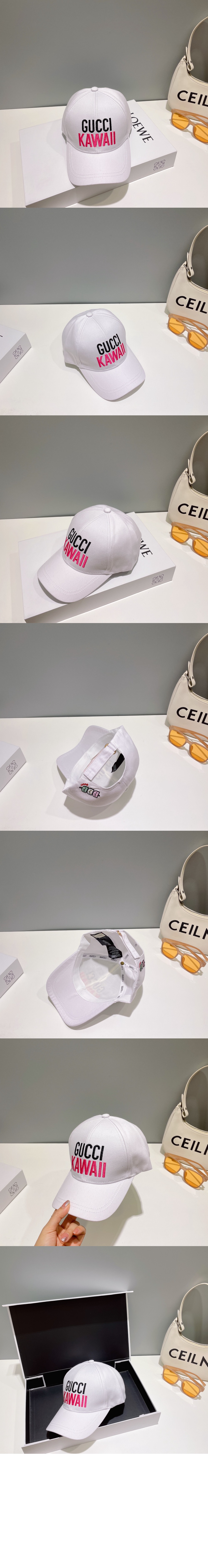 구찌 자수 베이스볼 캡 345621