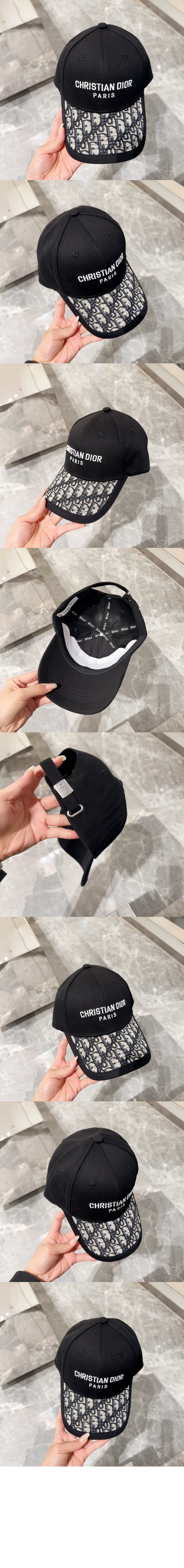 디올 자수 베이스볼 캡 U64S3