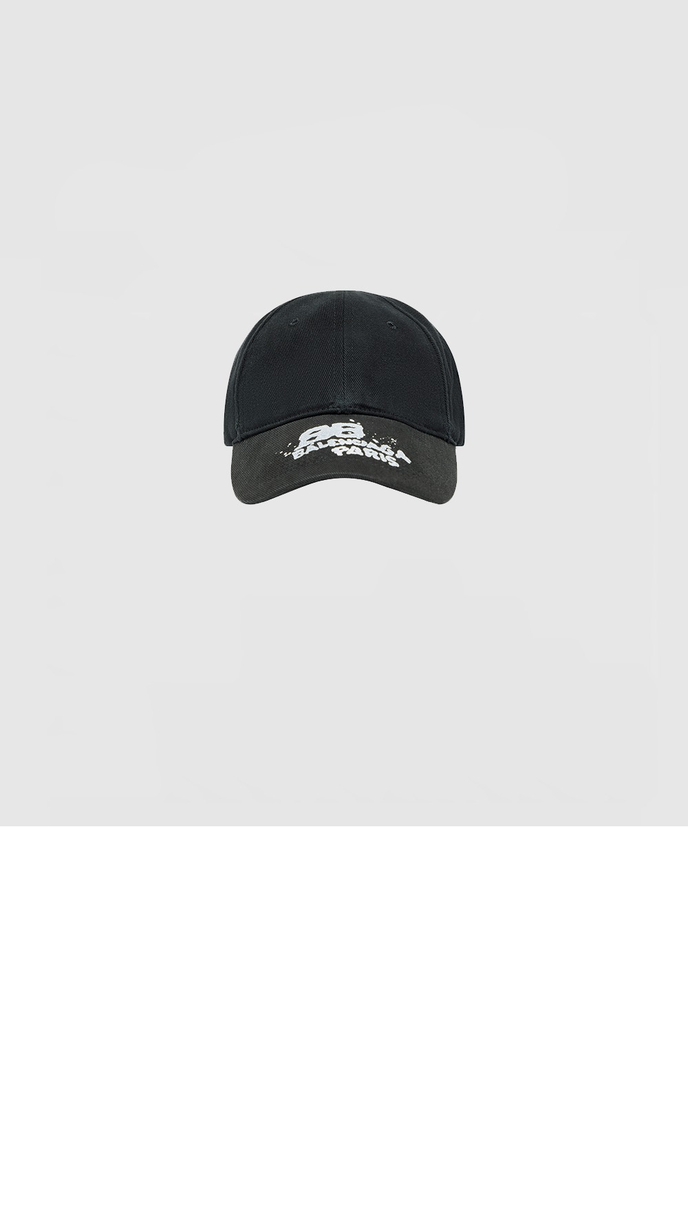 발렌시아가 코튼 드릴 Hand-Drawn BB Icon 캡 723771