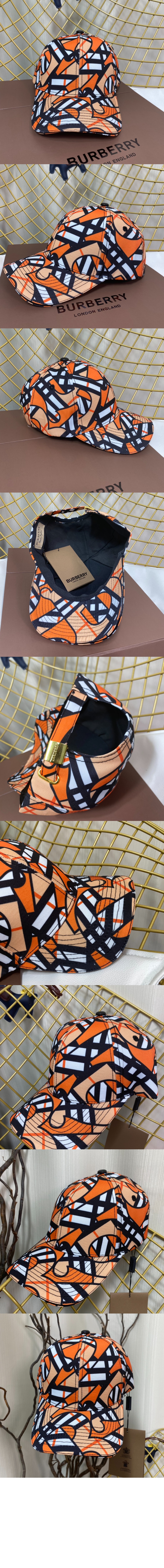 버버리 베이스볼 캡 8054258