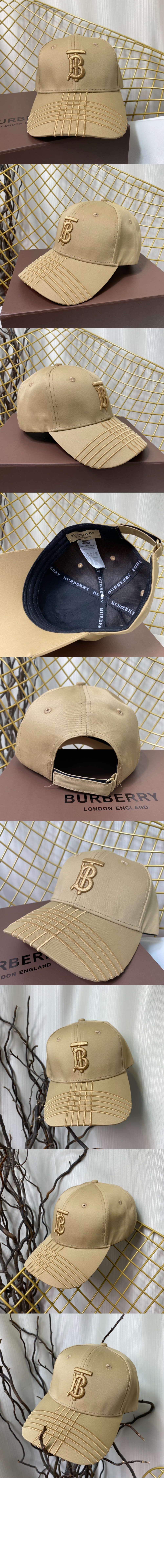 버버리 베이스볼 캡 8048654