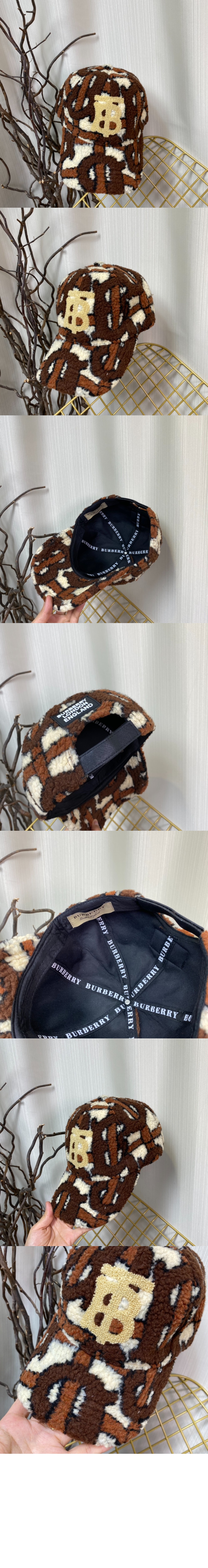 버버리 램스울 베이스볼 캡 8053147