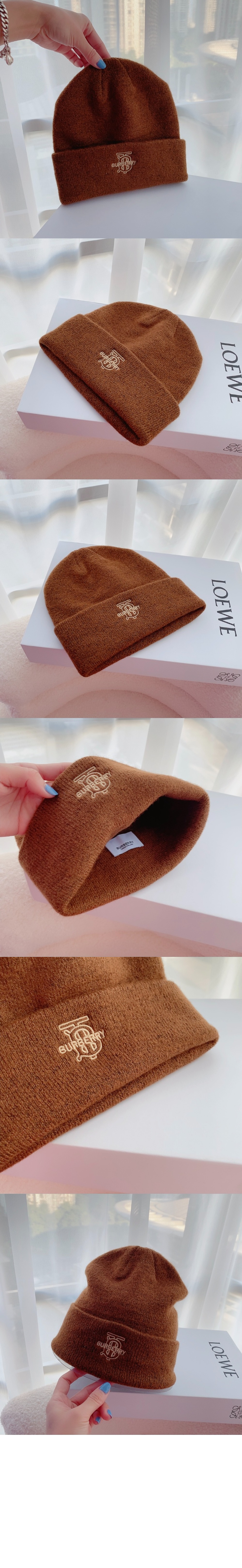 버버리 니트 비니 8053841