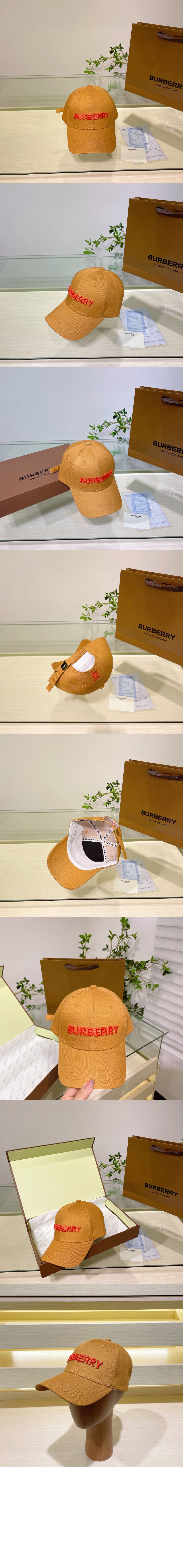 버버리 베이스볼 캡 8015339