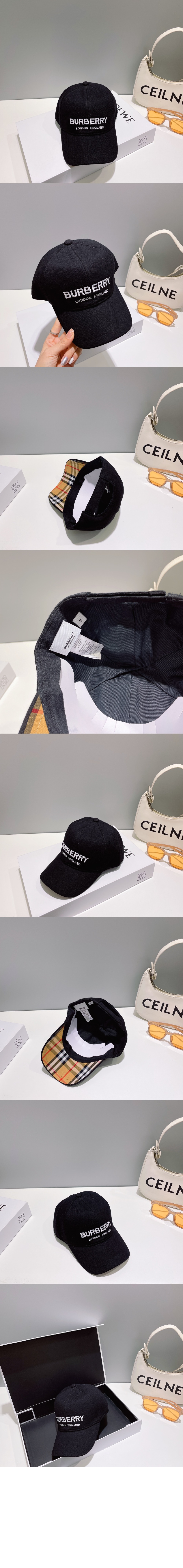 버버리 캐쥬얼 로고 베이스볼 캡 8010635