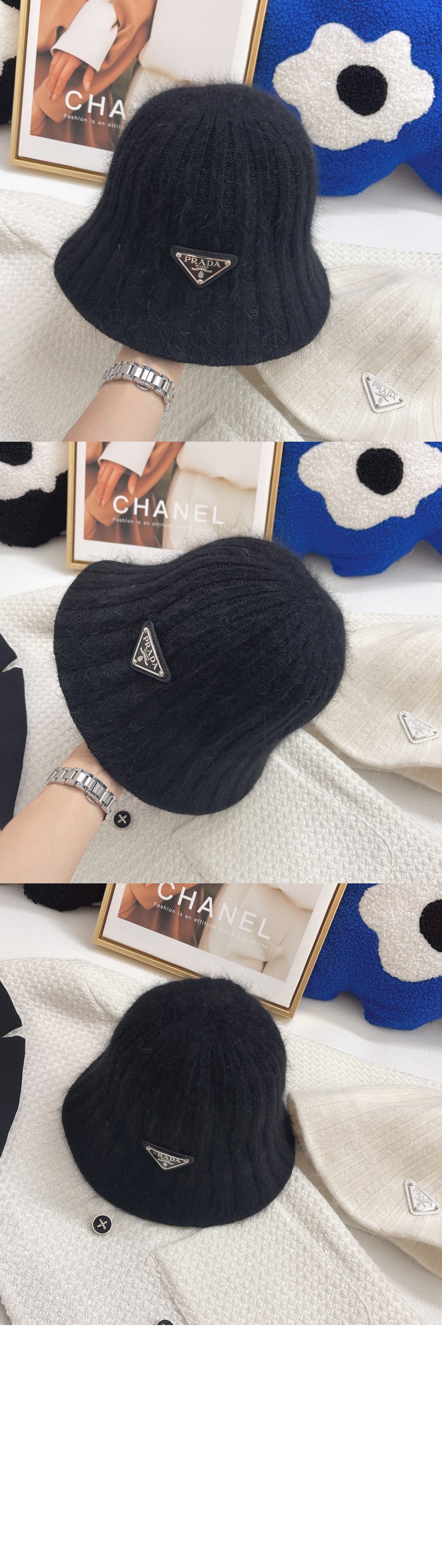 프라다 니트 벙거지 2HC513