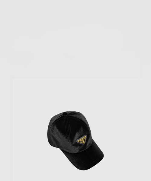 프라다 벨벳 베이스볼 캡 1HC934
