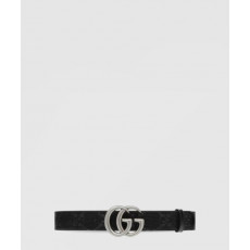 구찌 GG 마몽 엠보스 레더 벨트 406831