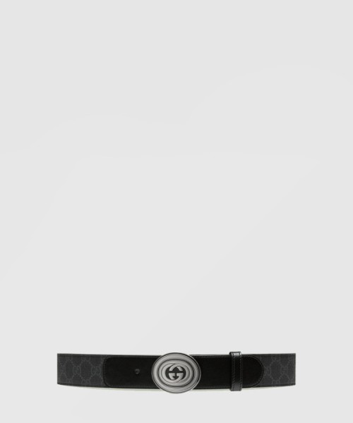 구찌 GG 타원 버클 벨트 699453
