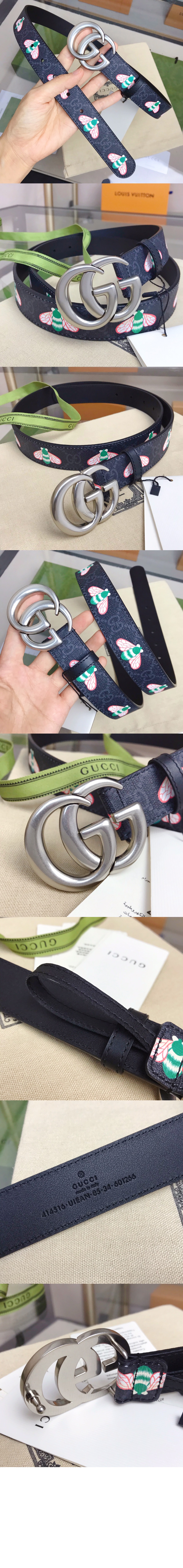 구찌 GG 버클 협판 벨트 414516