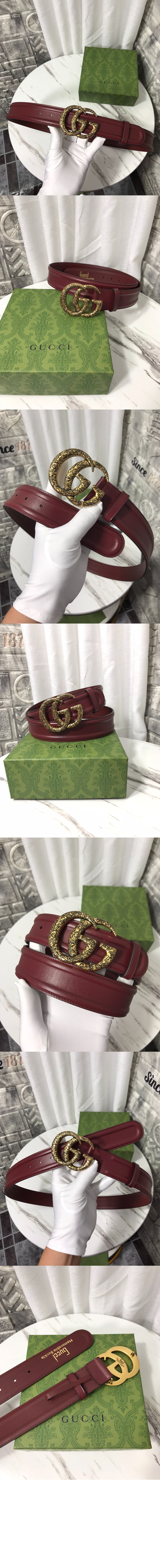 구찌 와이드 벨트 709964