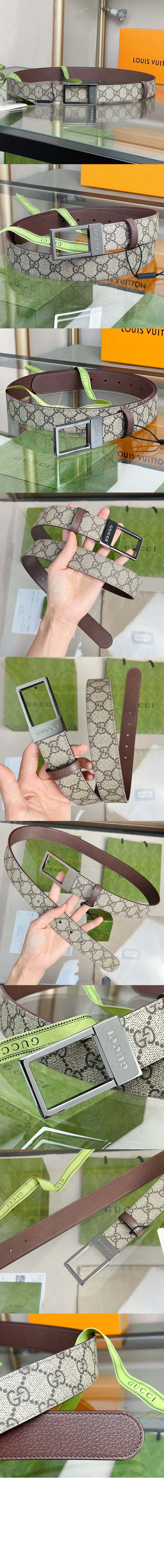 구찌 버클 GG 벨트 722370