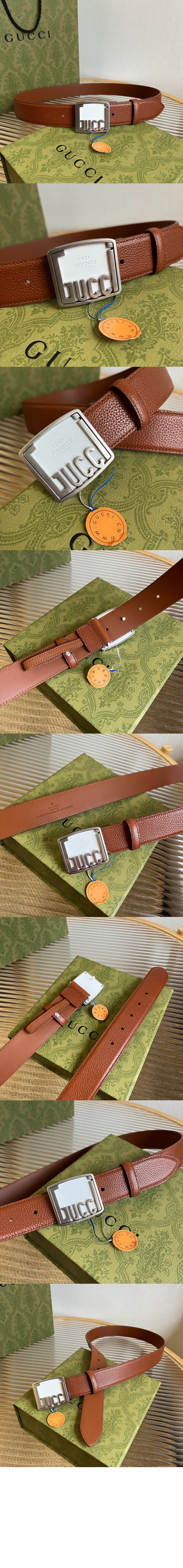 구찌 버클 벨트 760124