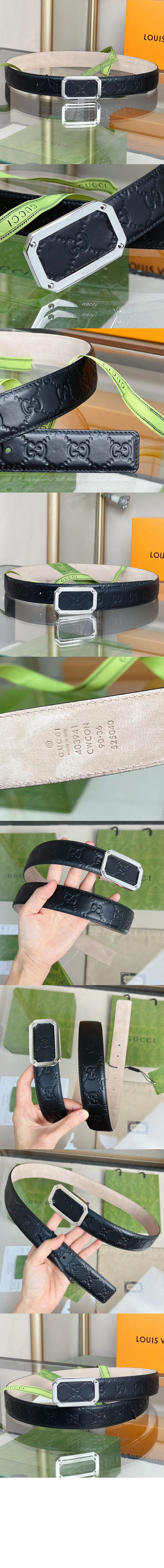 구찌 시그니처 벨트 403941