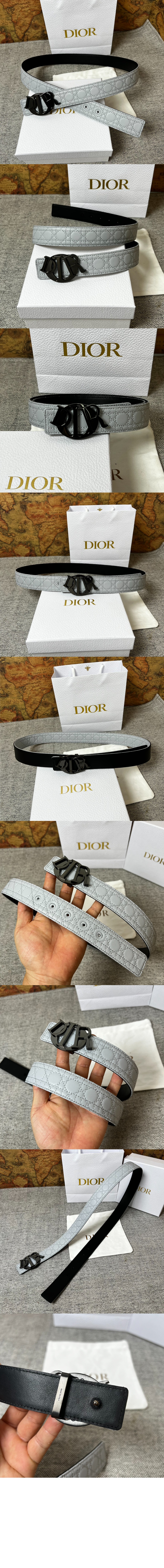 디올 양면 가죽 벨트 4800Z