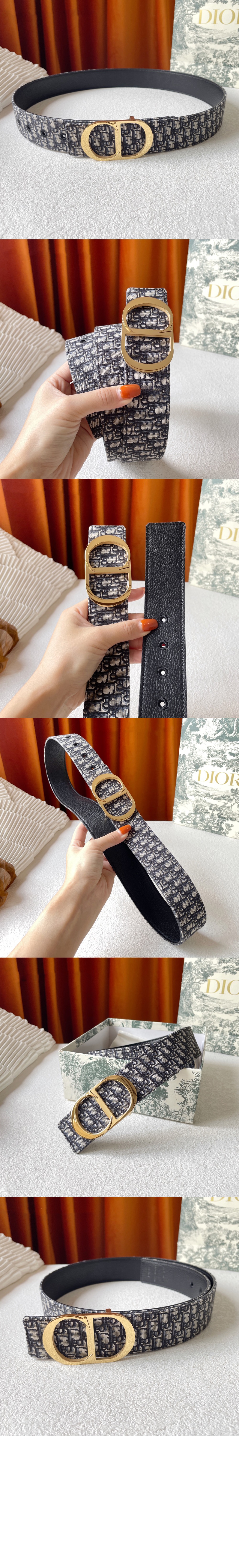 디올 30 몽테인 리버서블 벨트 B0177