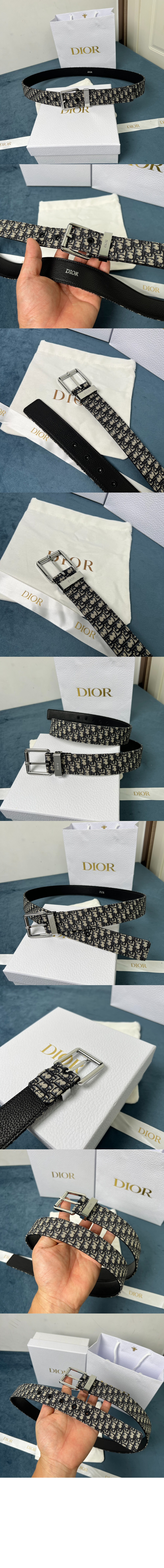 디올 마이크로 자카드 벨트 4333P