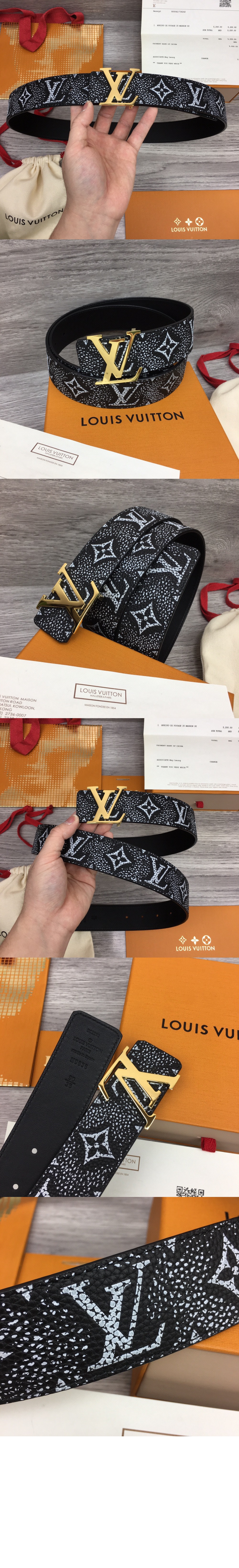 루이비통 매끄러운 버클 벨트 M0636U