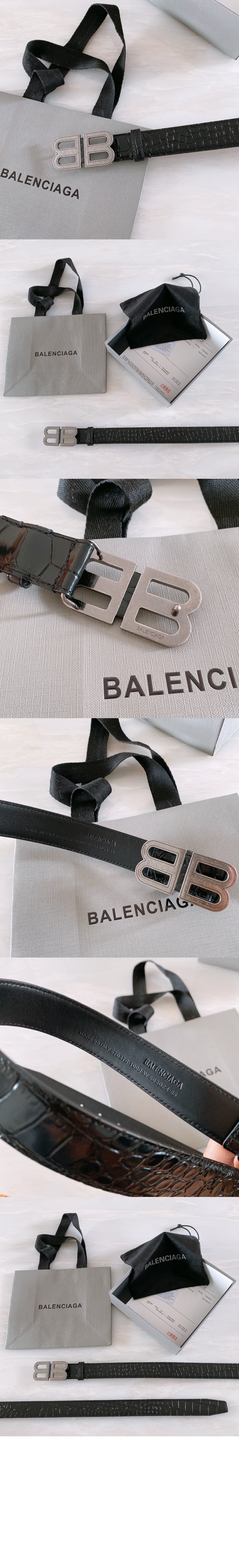 발렌시아가 BB 씬 벨트 673518