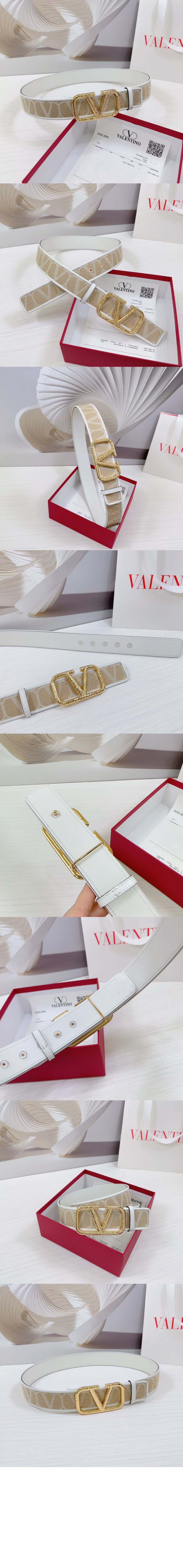 발렌티노 양면 소가죽 벨트